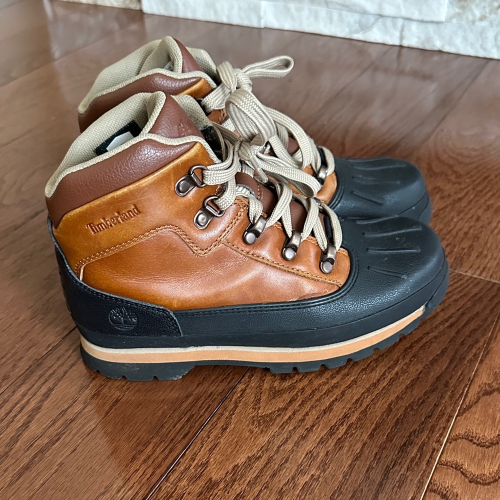 Timberland Boys Euro Hiker Shell Toe Boots